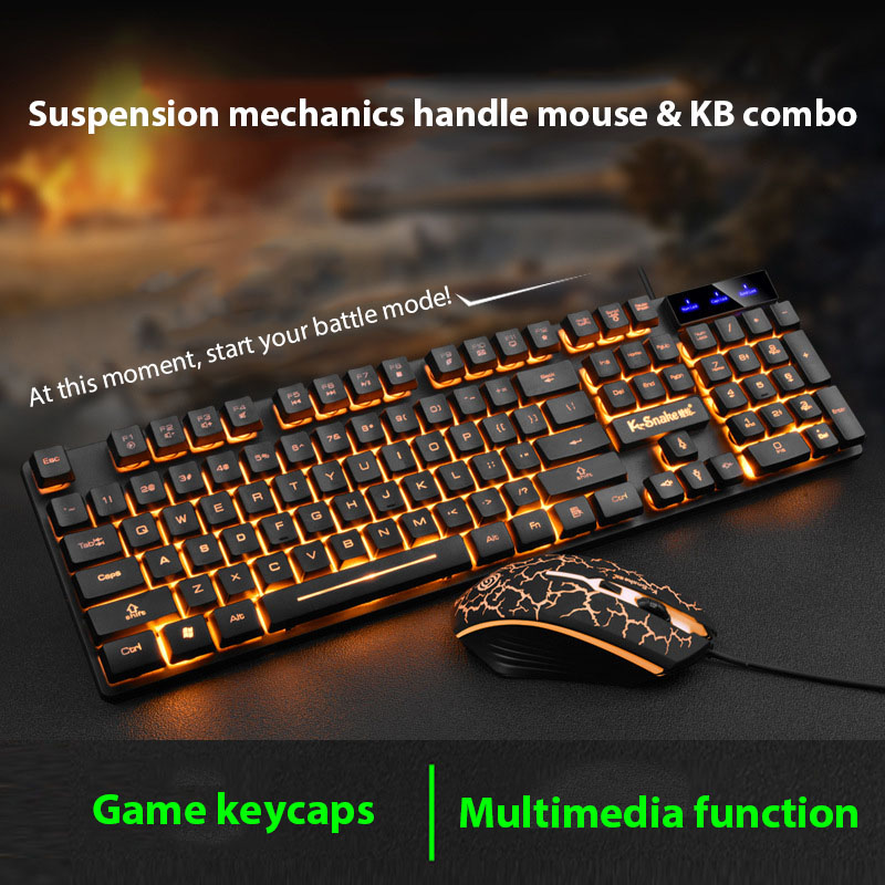 Gaming Keyboard And Mouse Set - KM320 Keyboard And Mouse Set Waterproof
