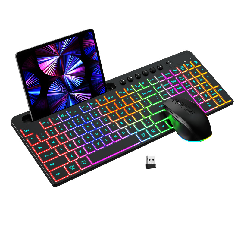 Gaming Keyboard Budget - 2.4G Wireless Keyboard Mouse Set with