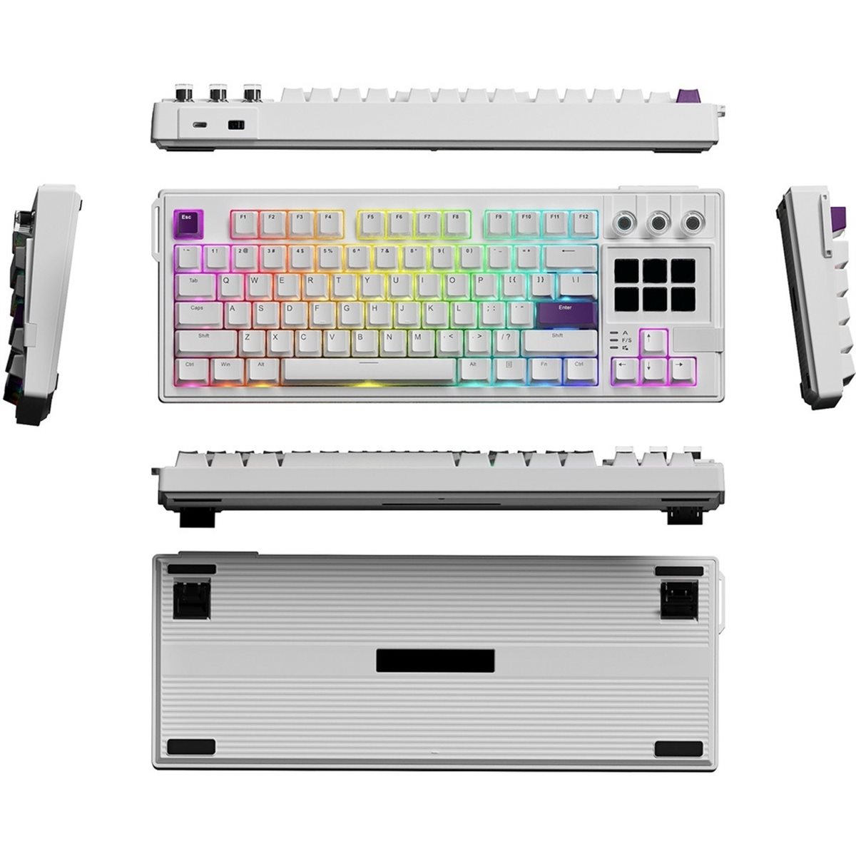 Gaming Keyboard Mechanical - update. K1 PRO Visual Mechanical Keyboard