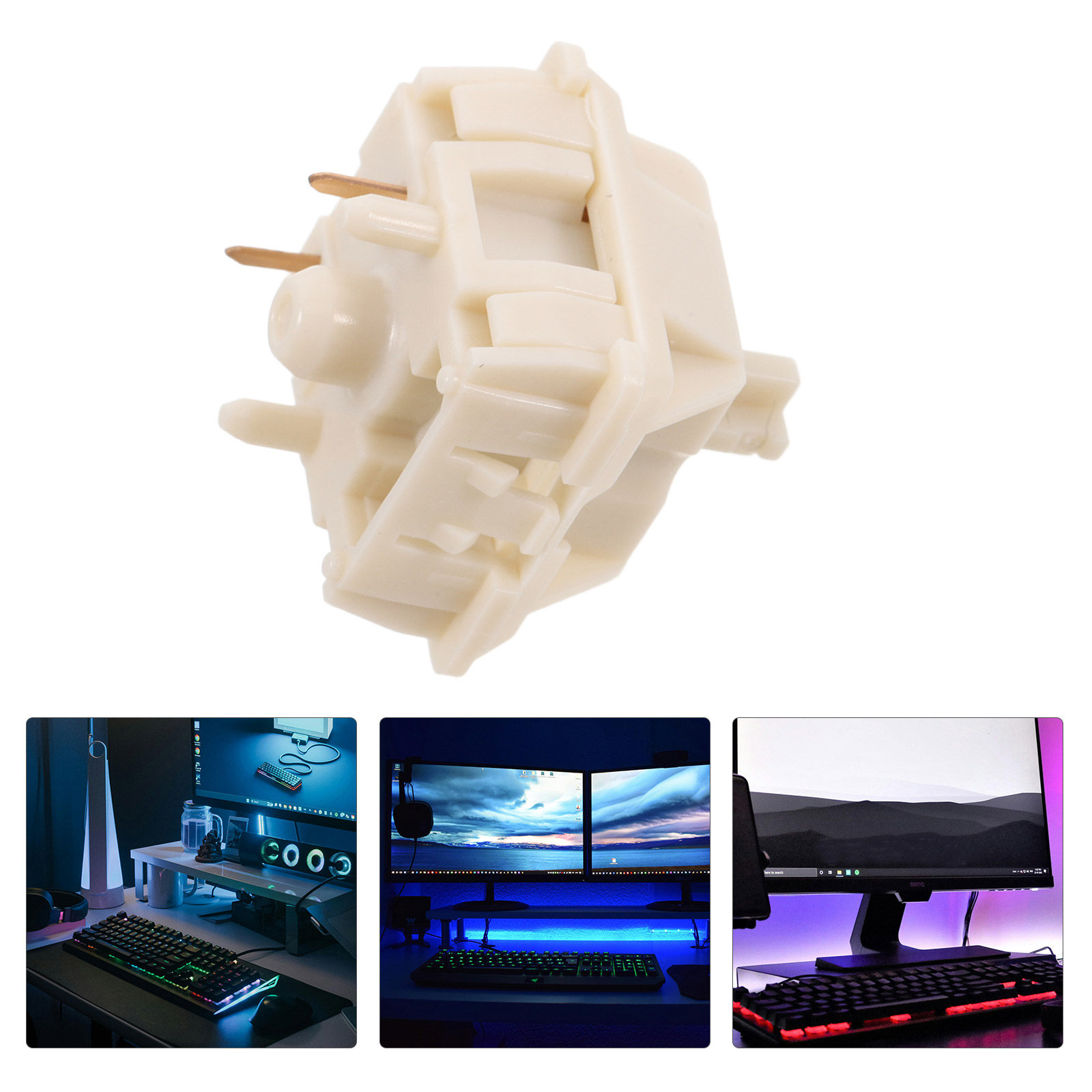 Gaming Keyboard Tester - Mechanical Keyboard Switch Cream Pre Lubed