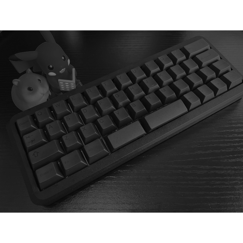 Keyboard Gaming Black - GEEKARK BOB Keycap Set Custom Black