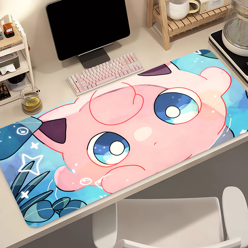 Gaming Keyboard Tactile - Anime Mouse Pad 90x40cm Pokemon Jigglypuff