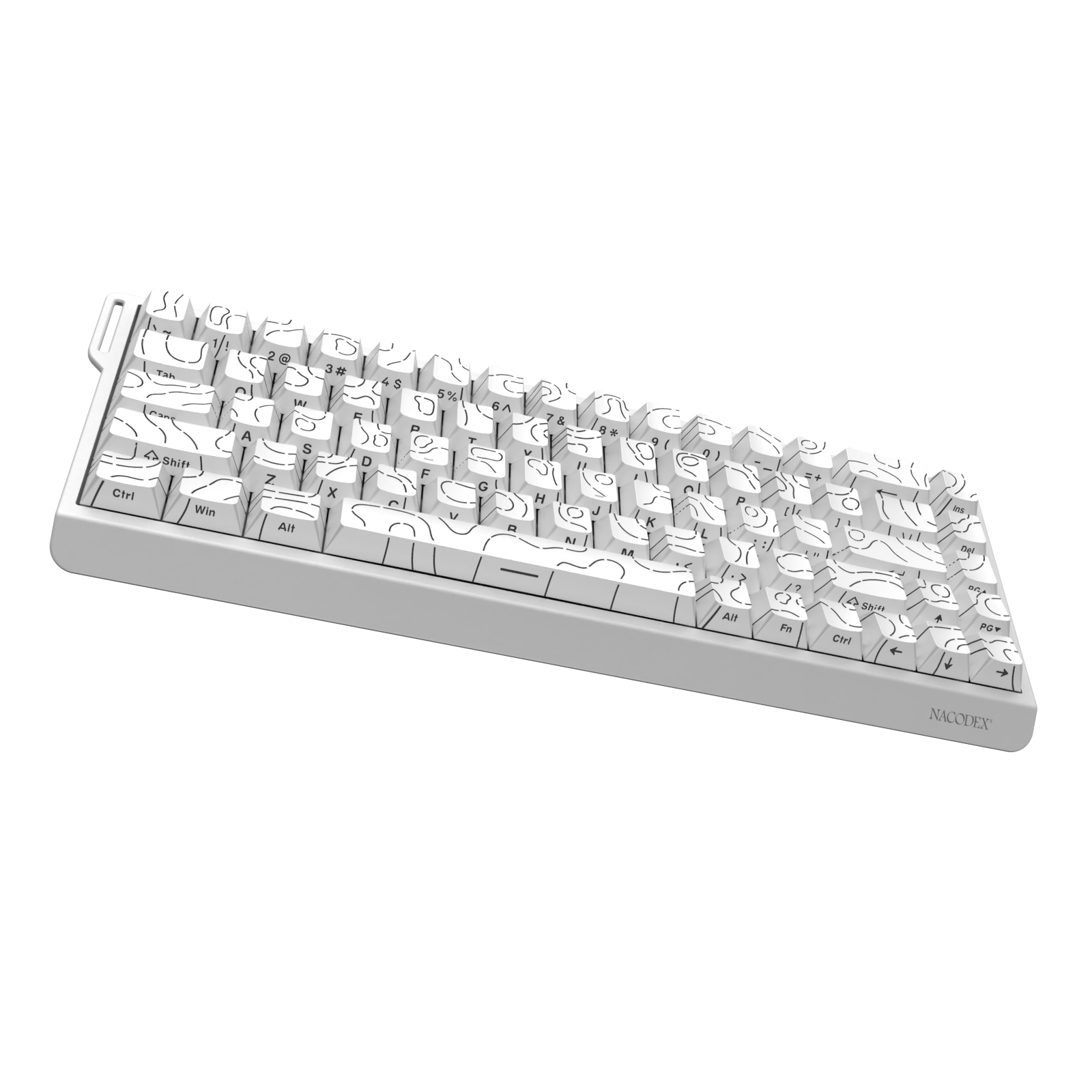 Gaming Keyboard Thocky - AJAZZ NK68 V2 Wired Mechanical Gaming