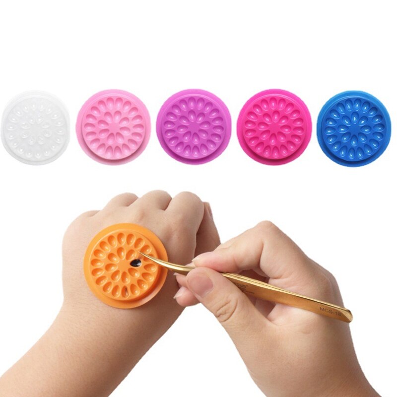 Gasket Mount Kit - 100pcs Eyelash Glue Holder Eyelashes Extension