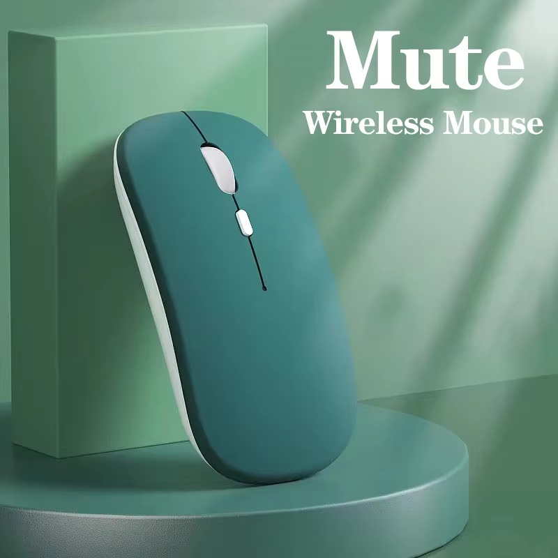 Gaming Keyboard Mouse Wireless - Silent Bluetooth Mouse Ultra-Thin Wireless Mouse