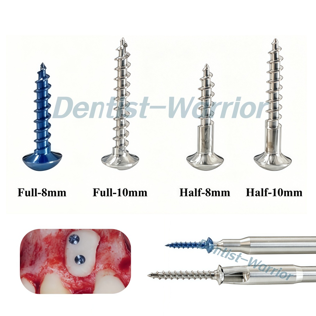 Stabilizer Screw In - Dental Bone Fixation Screw Half/Full GBR