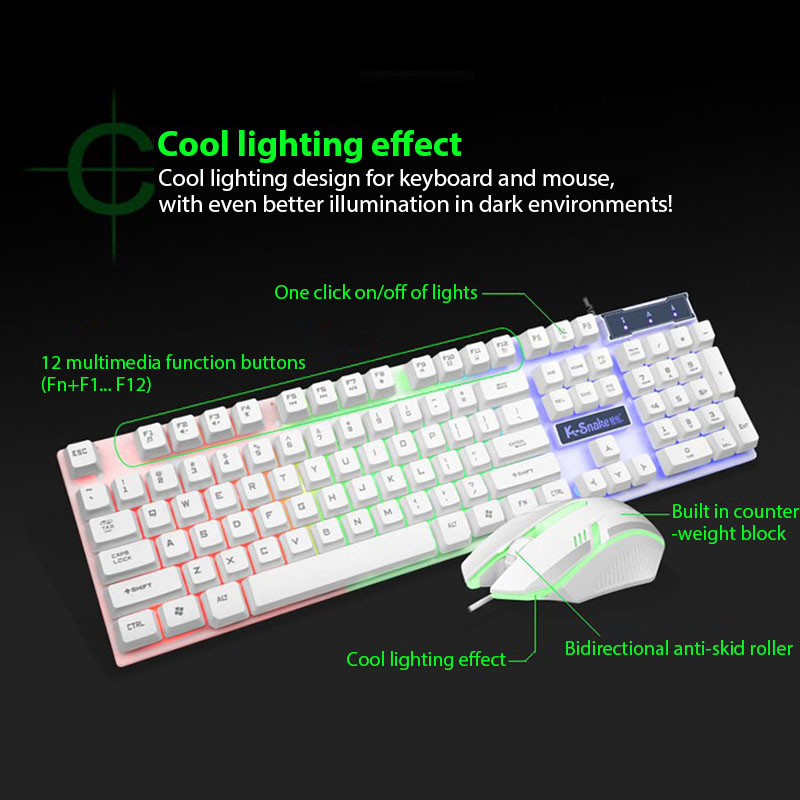 KM320 Keyboard And Mouse Set W - Gaming Keyboard And Mouse Set ulasan dan harga