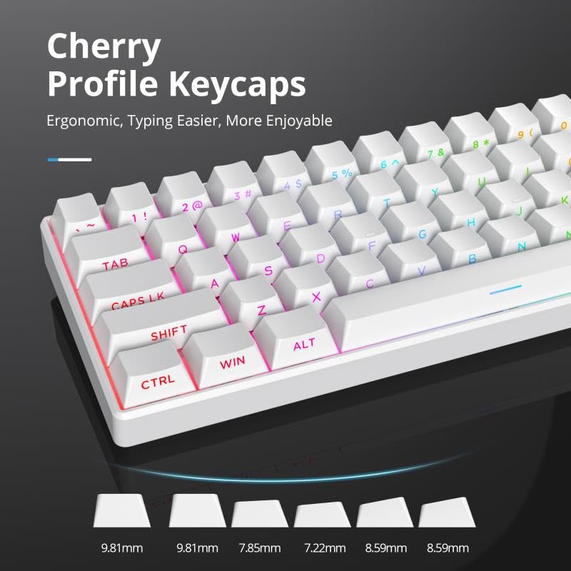 134 Keys Double Shot PBT Keyca - Keyboard Gaming Black ulasan dan harga