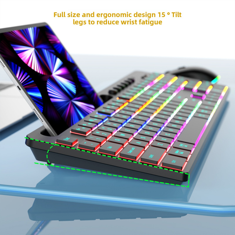 2.4G Wireless Keyboard Mouse S - Gaming Keyboard Budget ulasan dan harga