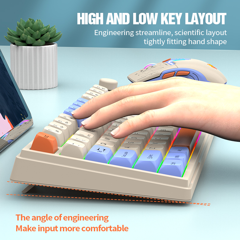 Dual-Mode 2.4G Bluetooth Wirel - Gaming Keyboard And Mouse Set ulasan dan harga