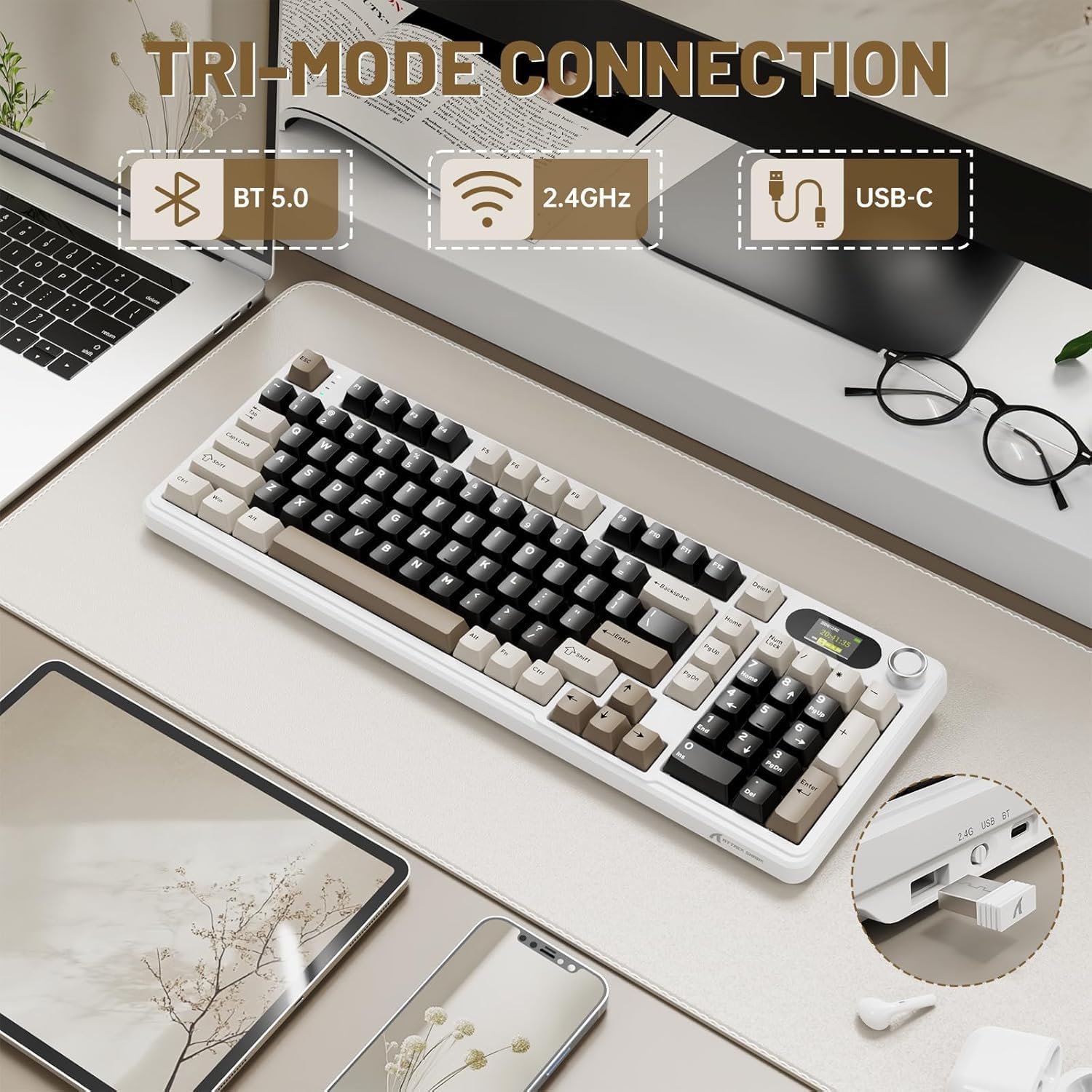 ATTACK SHARK X98Pro Wireless M - Gaming Keyboard Thocky ulasan dan harga