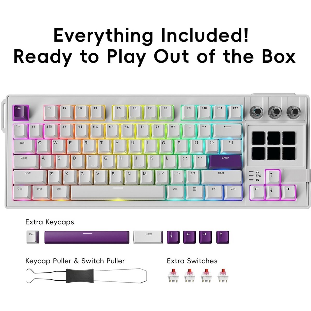 update. K1 PRO Visual Mechanic - Gaming Keyboard Mechanical ulasan dan harga