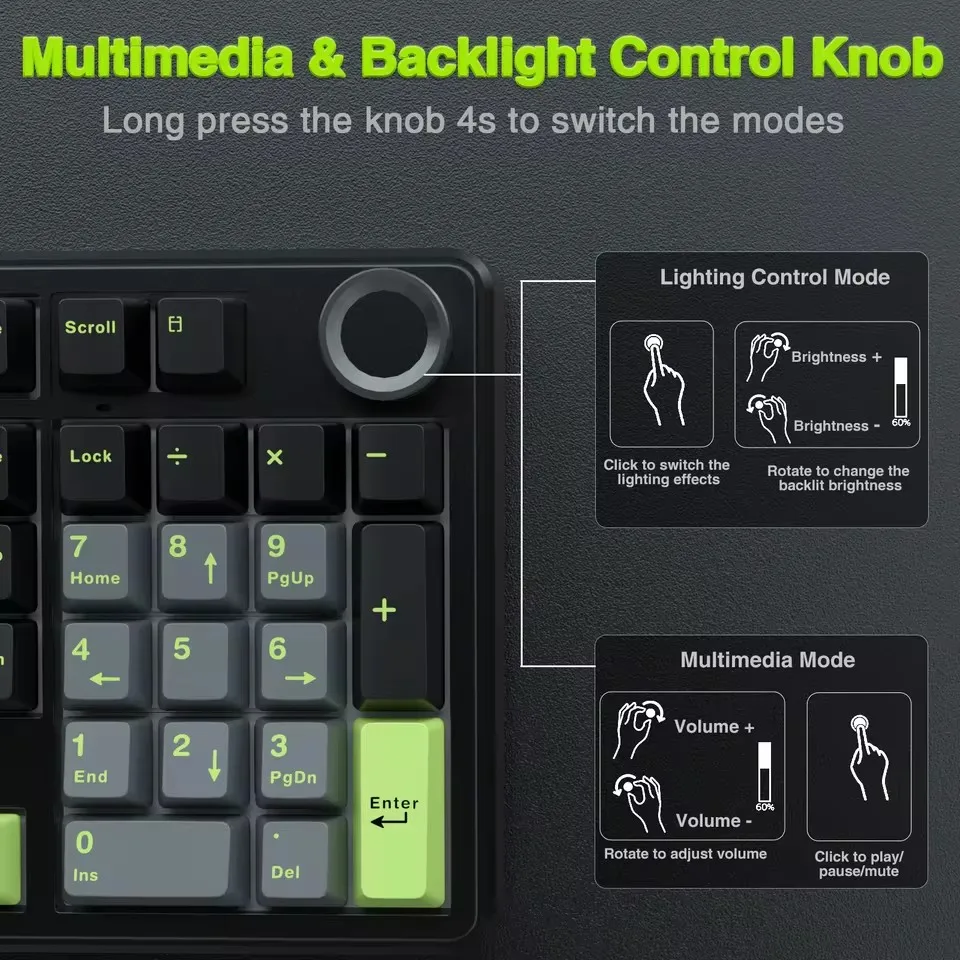 AULA F99PRO Gaming Mechanical  - Gaming Keyboard Thocky ulasan dan harga