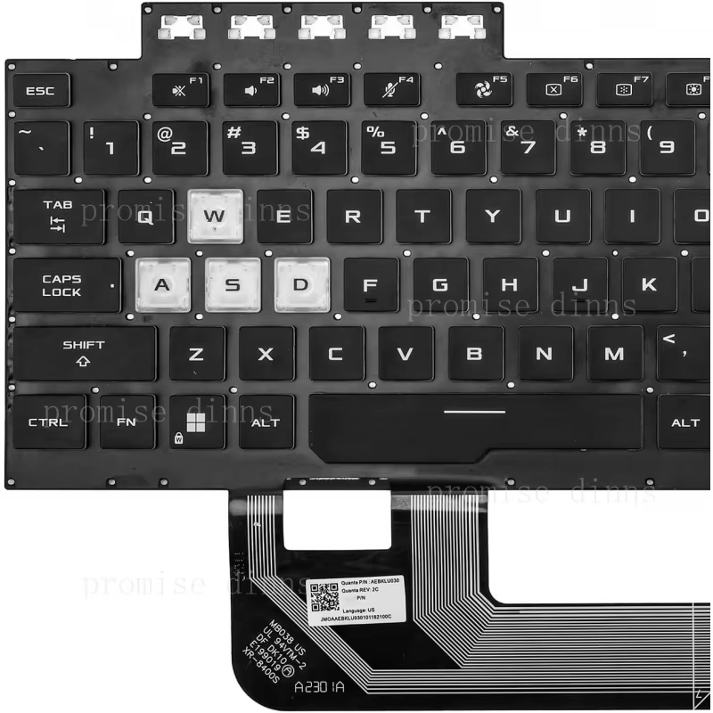 M   US Keyboard for Asus TUF G - Gaming Keyboard Asus ulasan dan harga