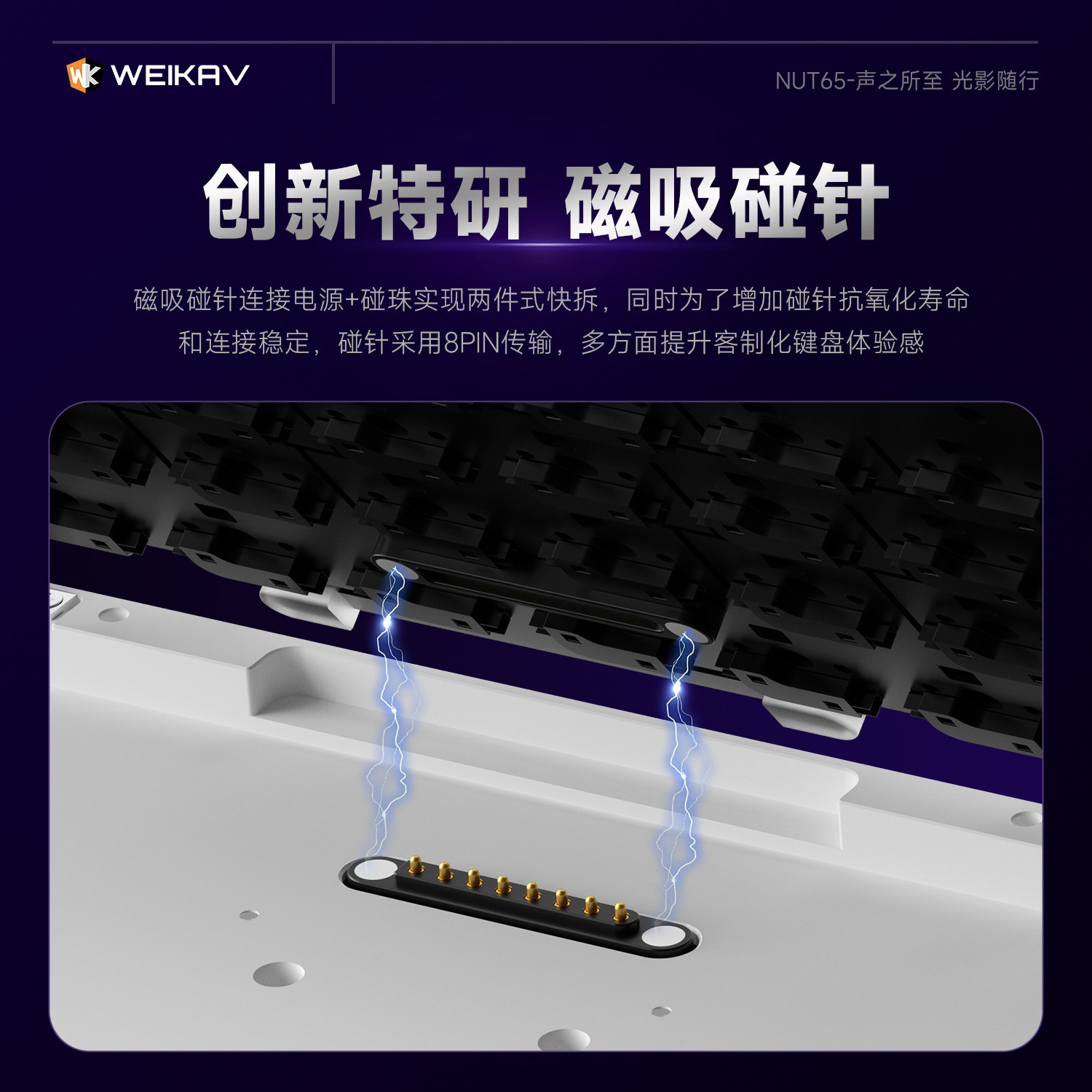 New Weikav Nut65 Aluminum Mech - Gaming Keyboard Mechanical ulasan dan harga