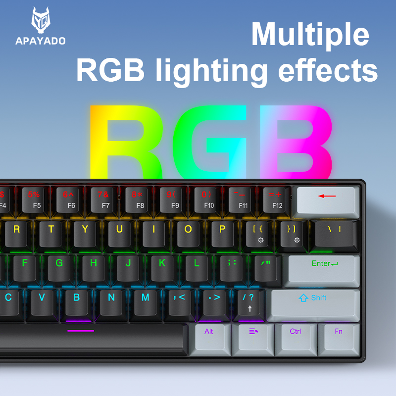 APAYADO K61 Mini Mechanical Ke - Gaming Keyboard And Mouse Set ulasan dan harga