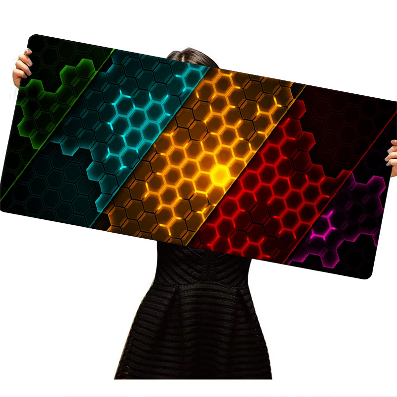 Honeycomb Series Mouse Pad Lar - Gaming Keyboard Mouse ulasan dan harga