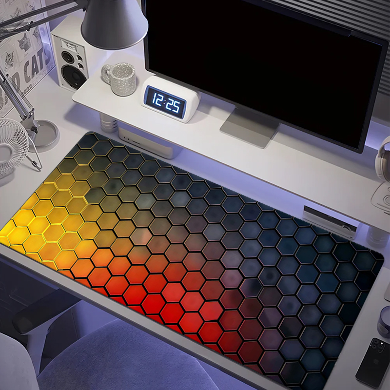 Honeycomb Series Mouse Pad Lar - Gaming Keyboard Mouse ulasan dan harga