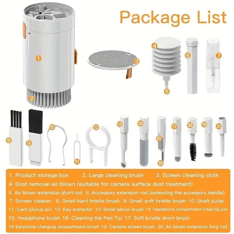 20-in-1 Cleaner Kit Computer K - Keycap Puller Ring ulasan dan harga