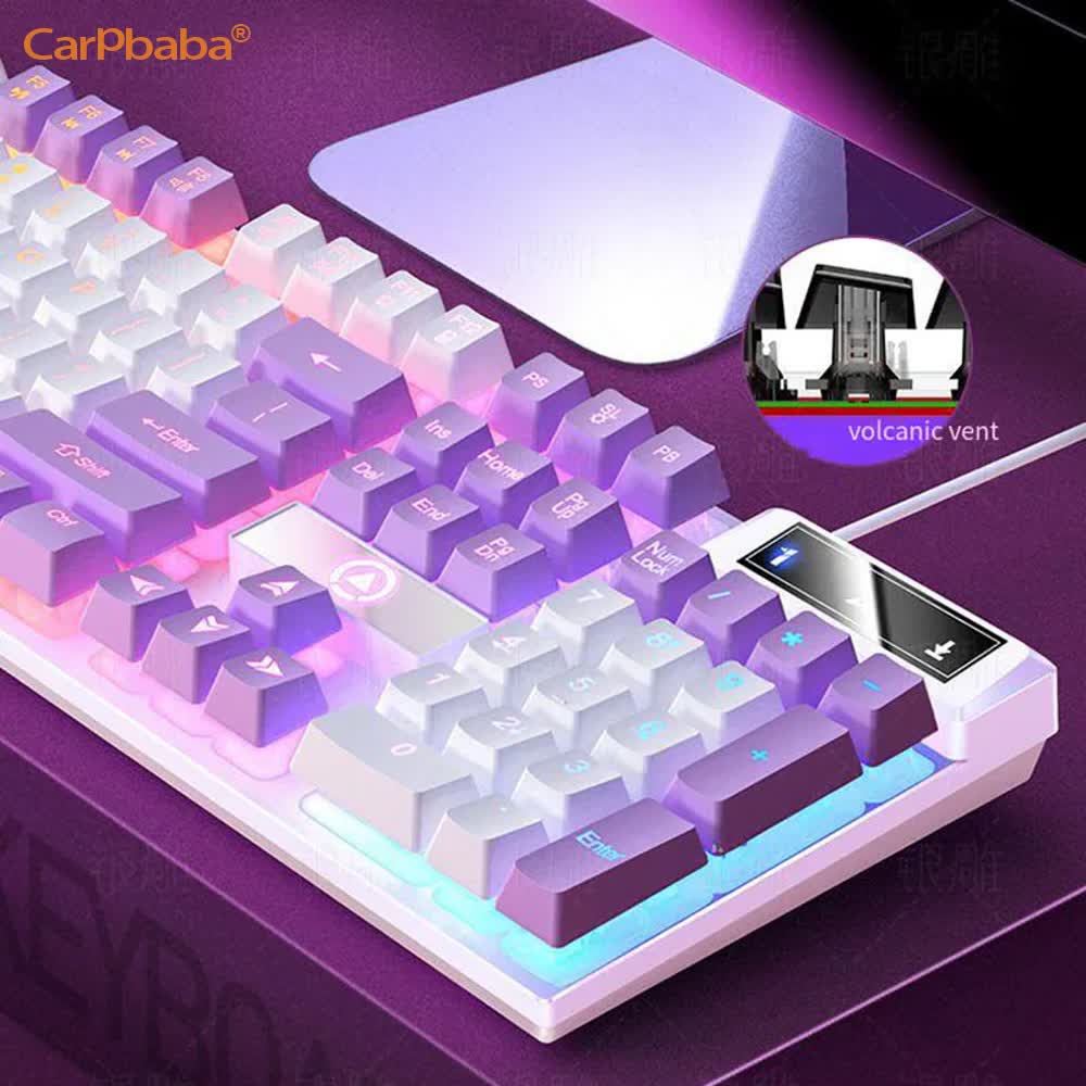 Carpbaba K500 104 Key USB Wire - Gaming Keyboard Budget ulasan dan harga