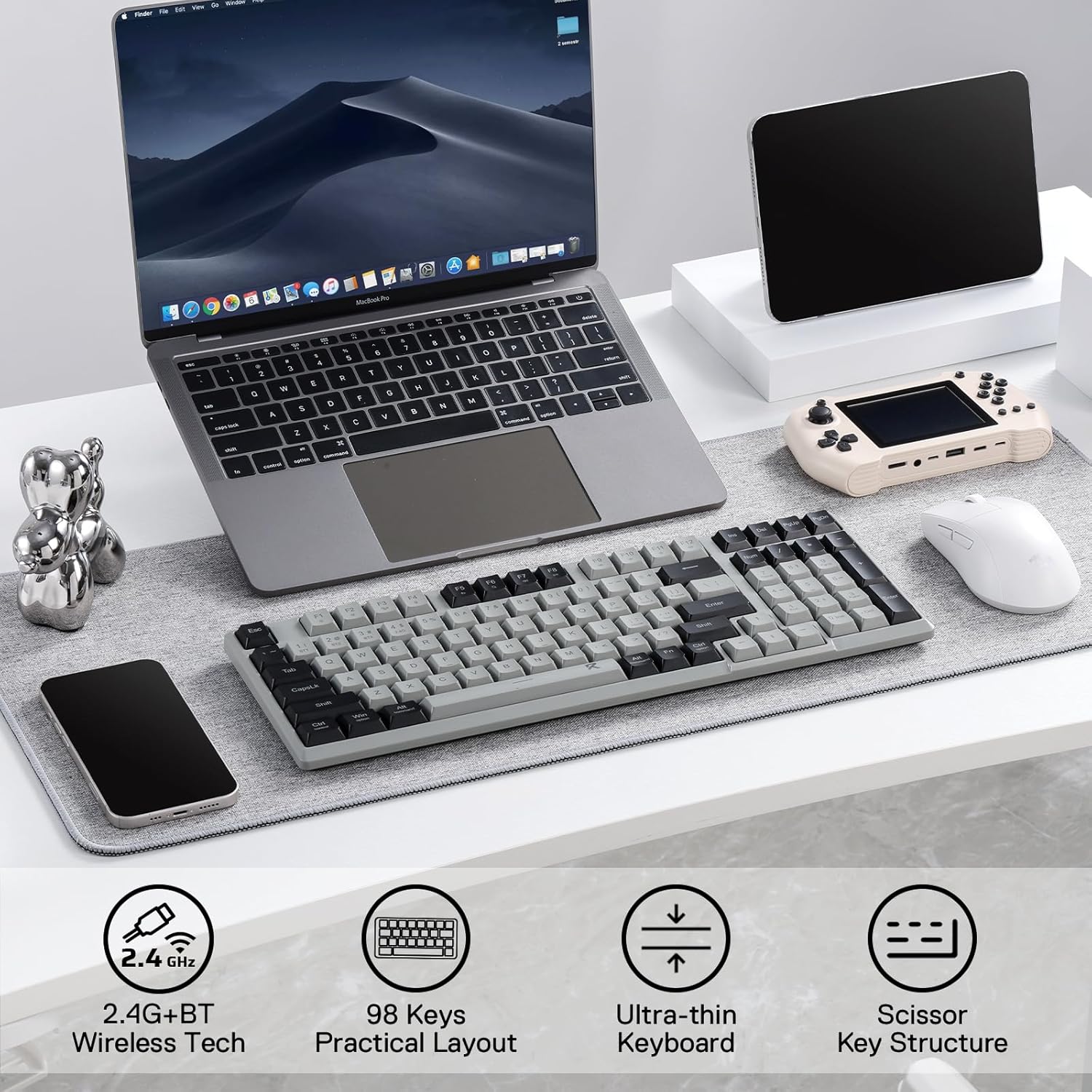Redragon BK7114 Low-Profile 2. - Gaming Keyboard Thocky ulasan dan harga