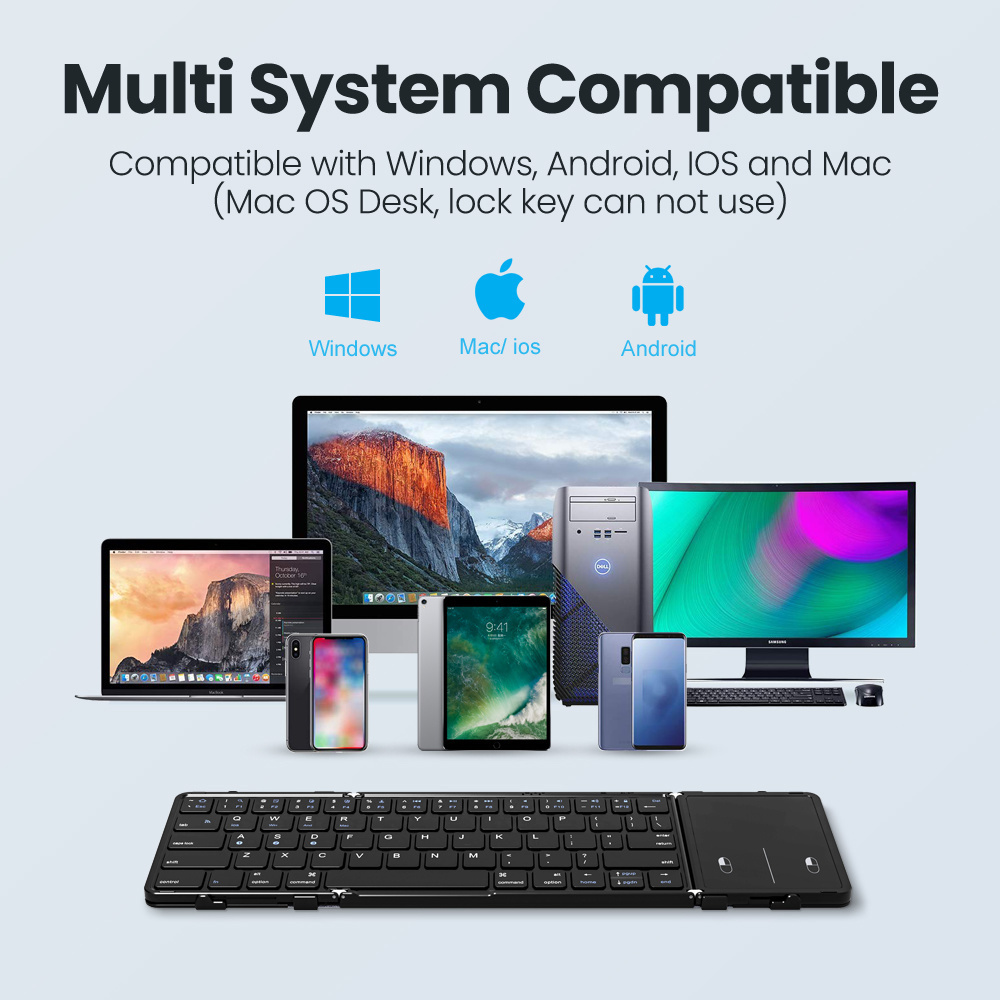 BOW Korea/Russia Wireless Fold - Gaming Keyboard Number Pad ulasan dan harga