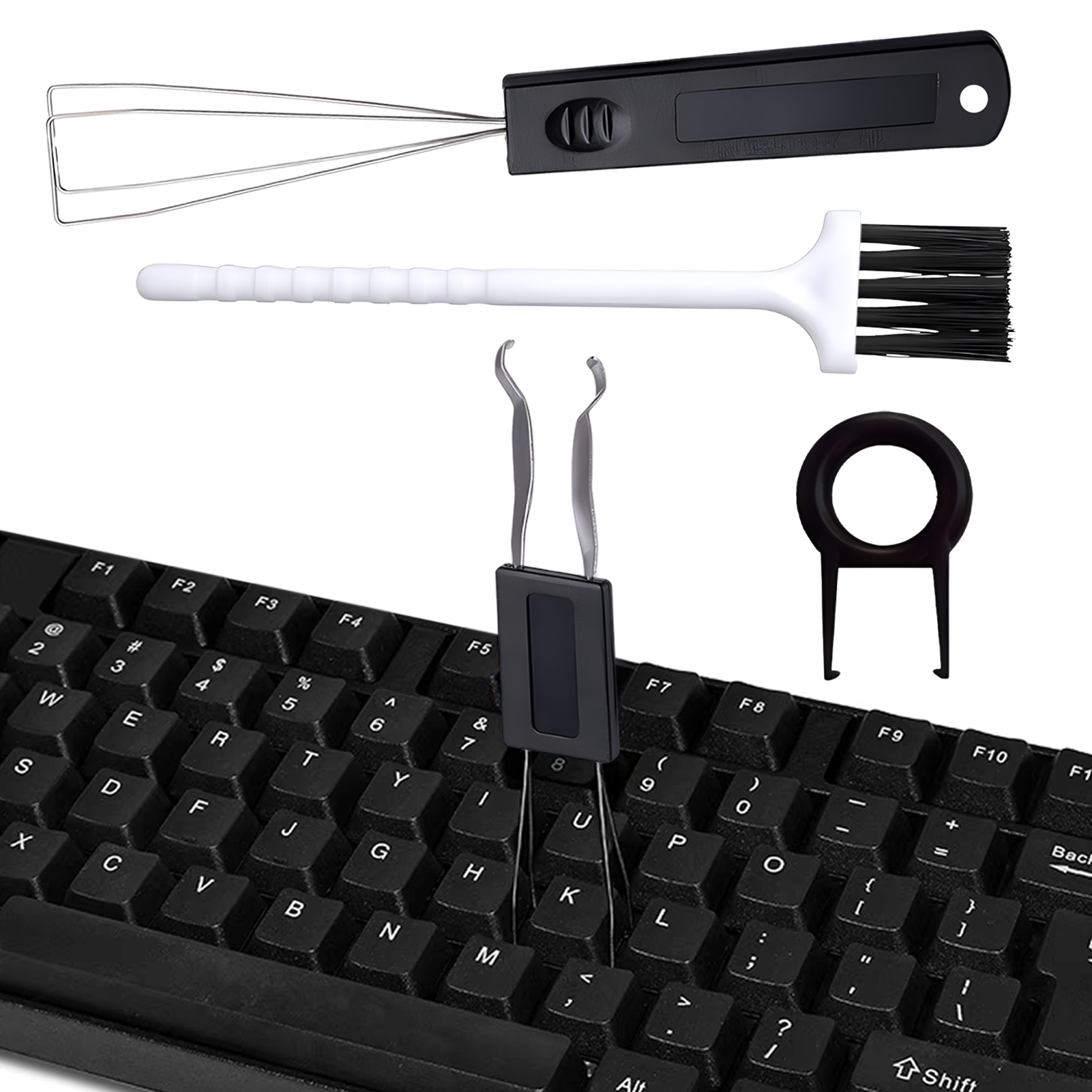 4pcs Keycap Removal Tool Set w - Keycap Puller Ring ulasan dan harga