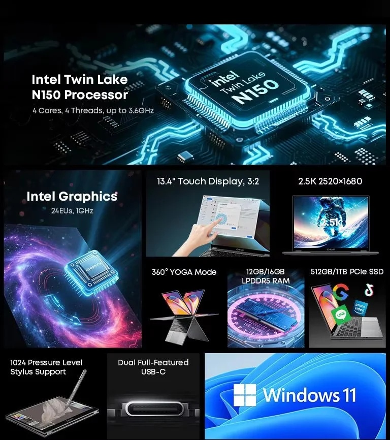 CHUWI FreeBook 2-in-1 Laptop I - Gaming Keyboard Not Typing ulasan dan harga