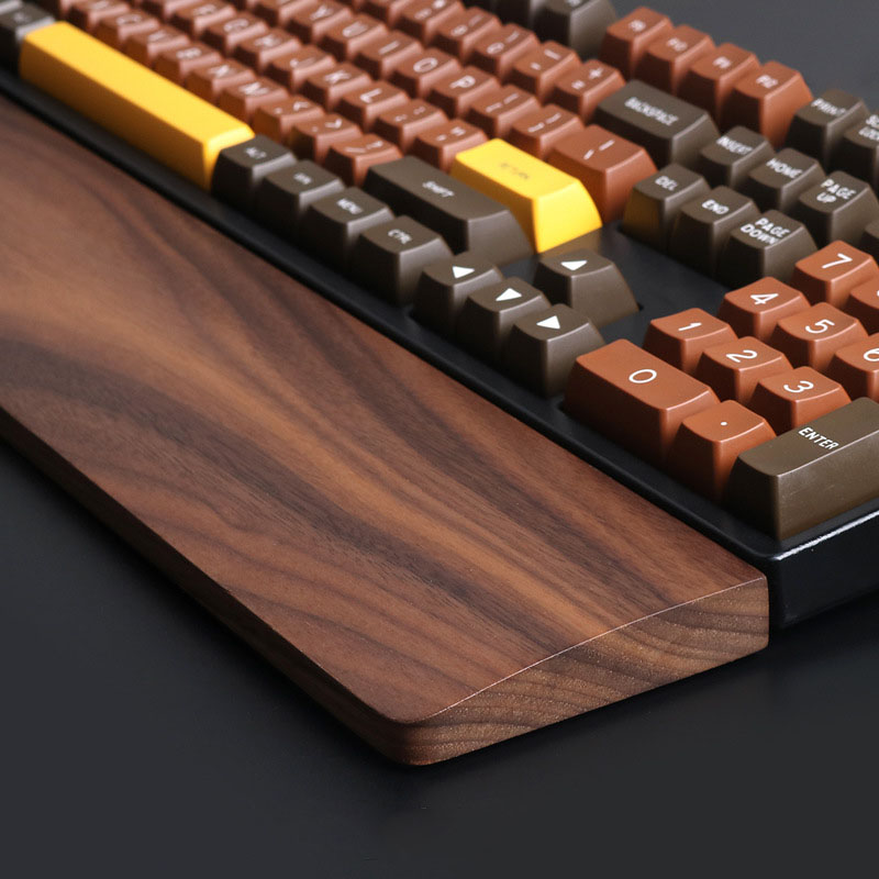 One-Hand Oak Walnut Wooden Key - Gaming Keyboard Number Pad ulasan dan harga