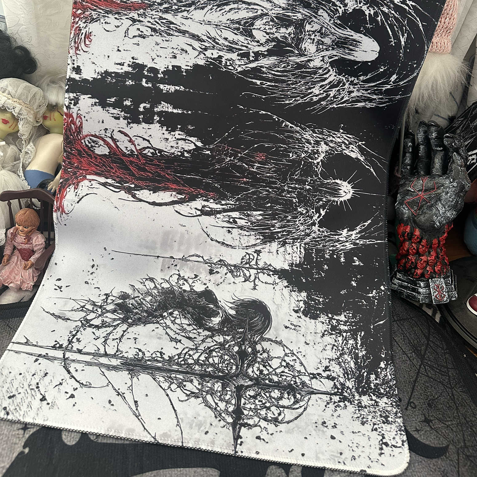 Dark Angel Art Design Large Si - Gaming Keyboard Mouse ulasan dan harga