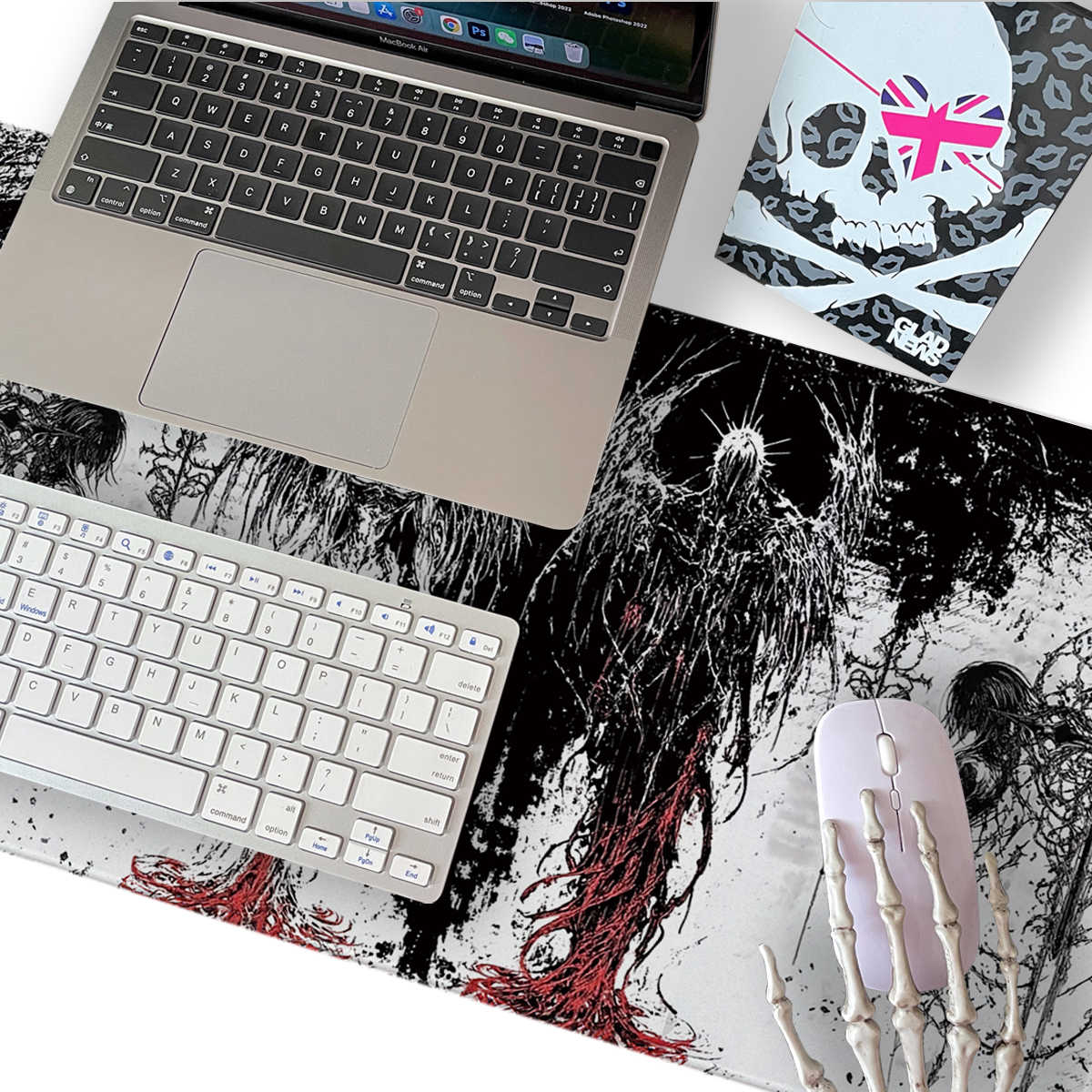 Dark Angel Art Design Large Si - Gaming Keyboard Mouse ulasan dan harga