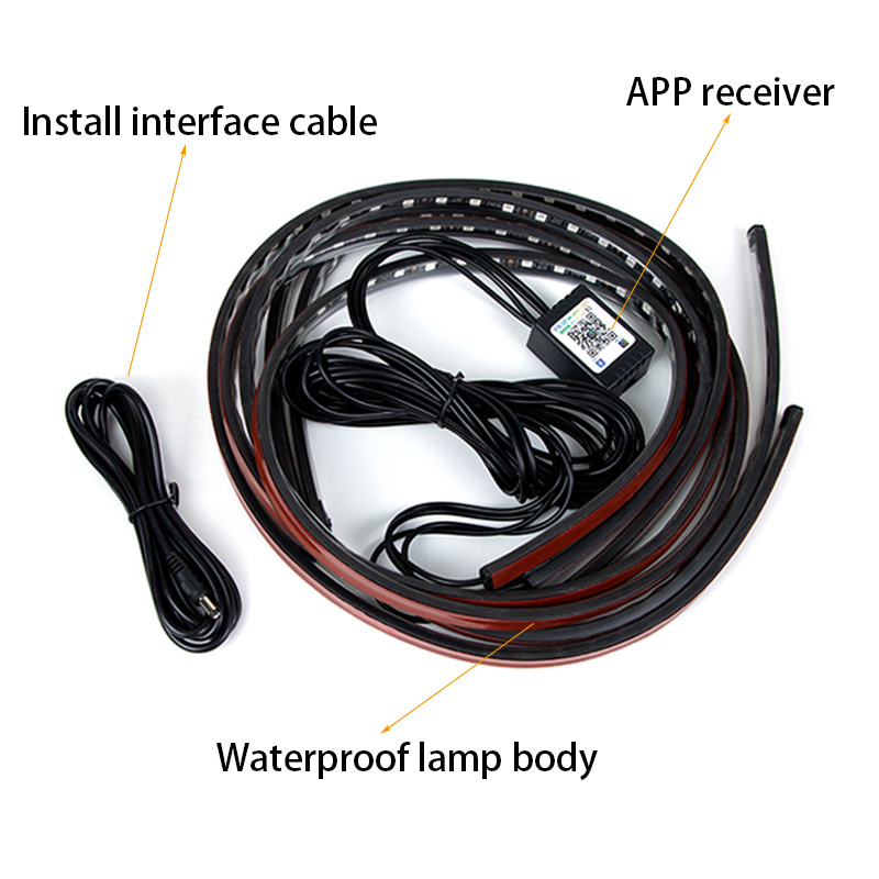 SEAMETAL Car Flexible Underglo - Rgb Underglow Strip ulasan dan harga