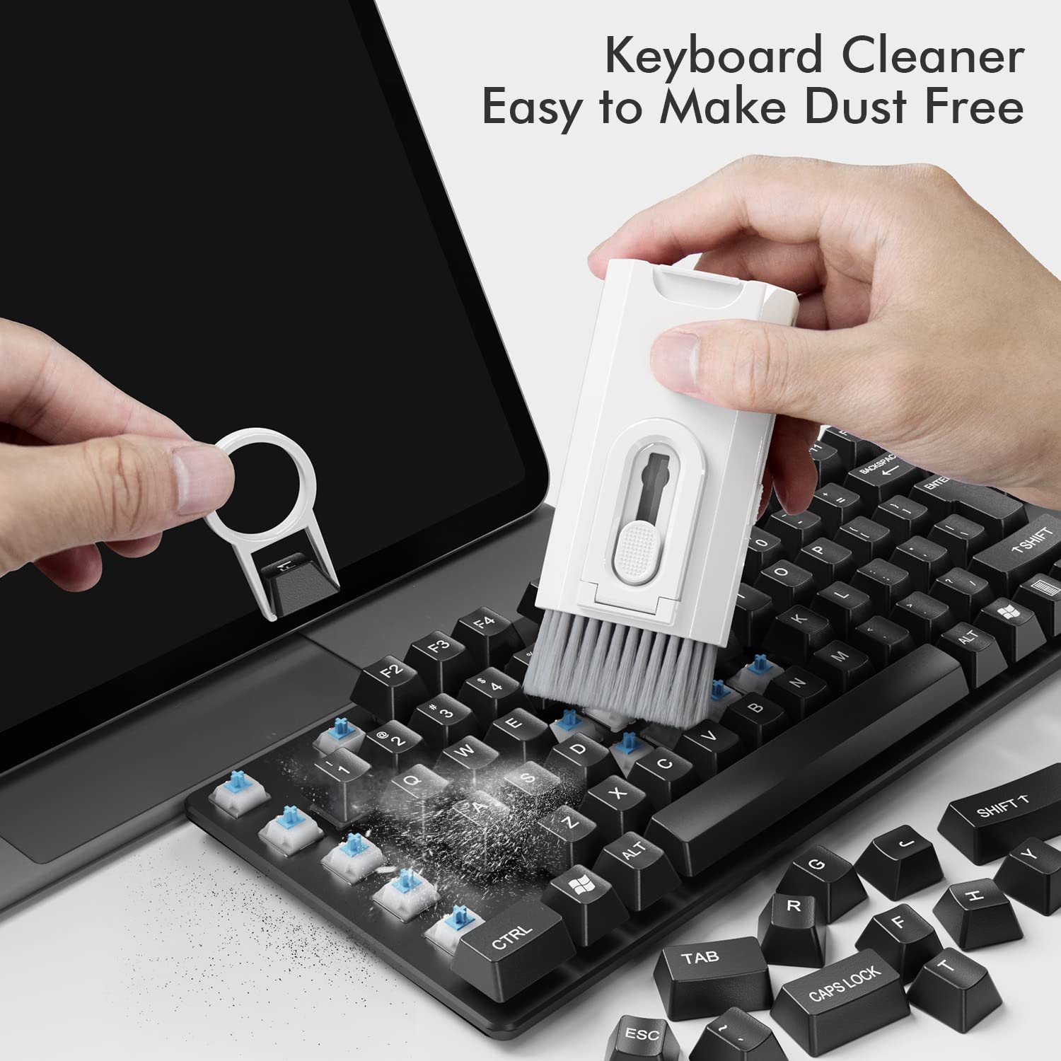 8 in 1 Cleaning Kit Computer K - Keycap Puller Ring ulasan dan harga