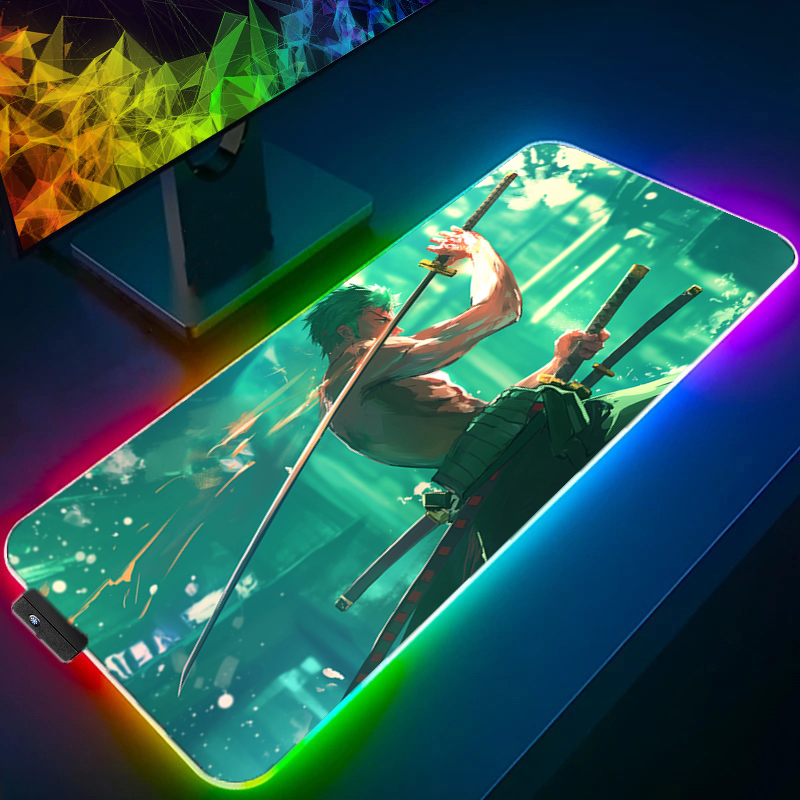 ONE PIECE Zoro Mouse Pad RGB G - Gaming Keyboard Tactile ulasan dan harga