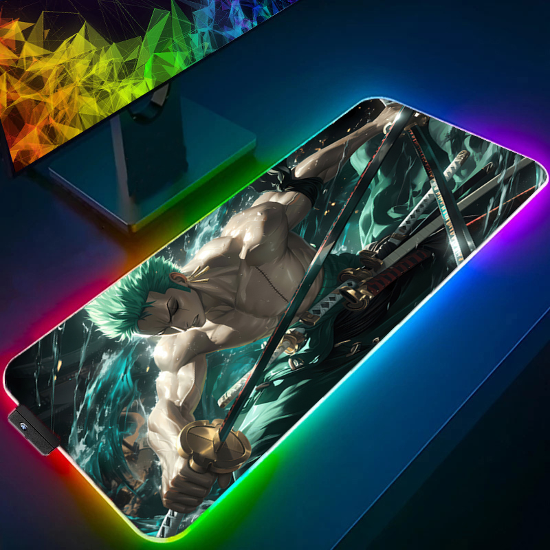 ONE PIECE Zoro Mouse Pad RGB G - Gaming Keyboard Tactile ulasan dan harga