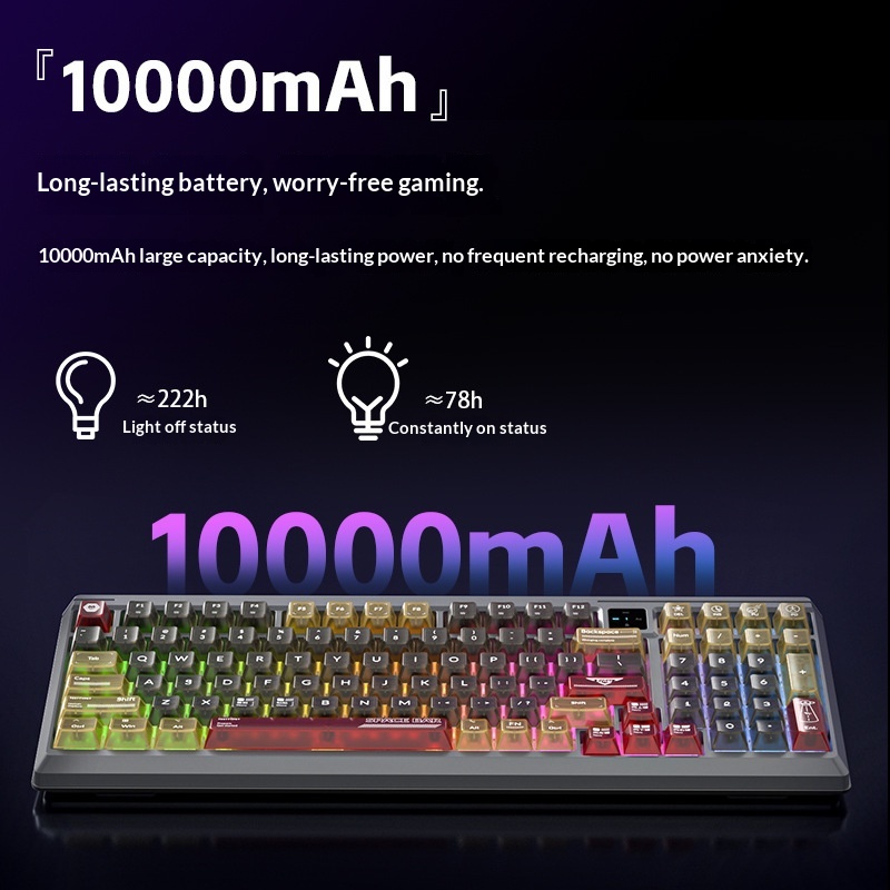 Bestseller T98 Tri-Mode Mechan - Gaming Keyboard Not Typing ulasan dan harga