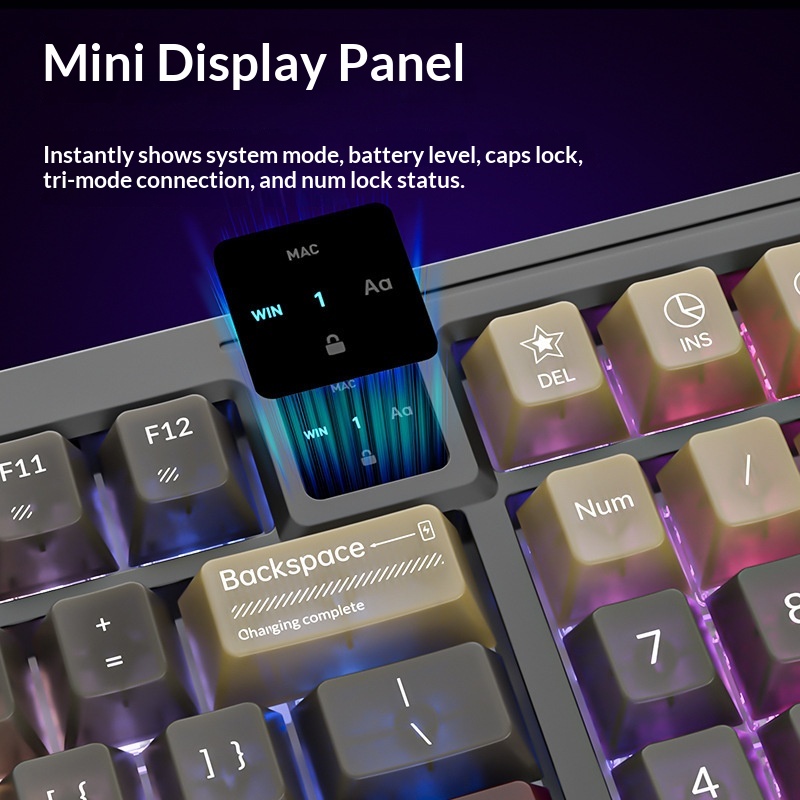 Bestseller T98 Tri-Mode Mechan - Gaming Keyboard Not Typing ulasan dan harga