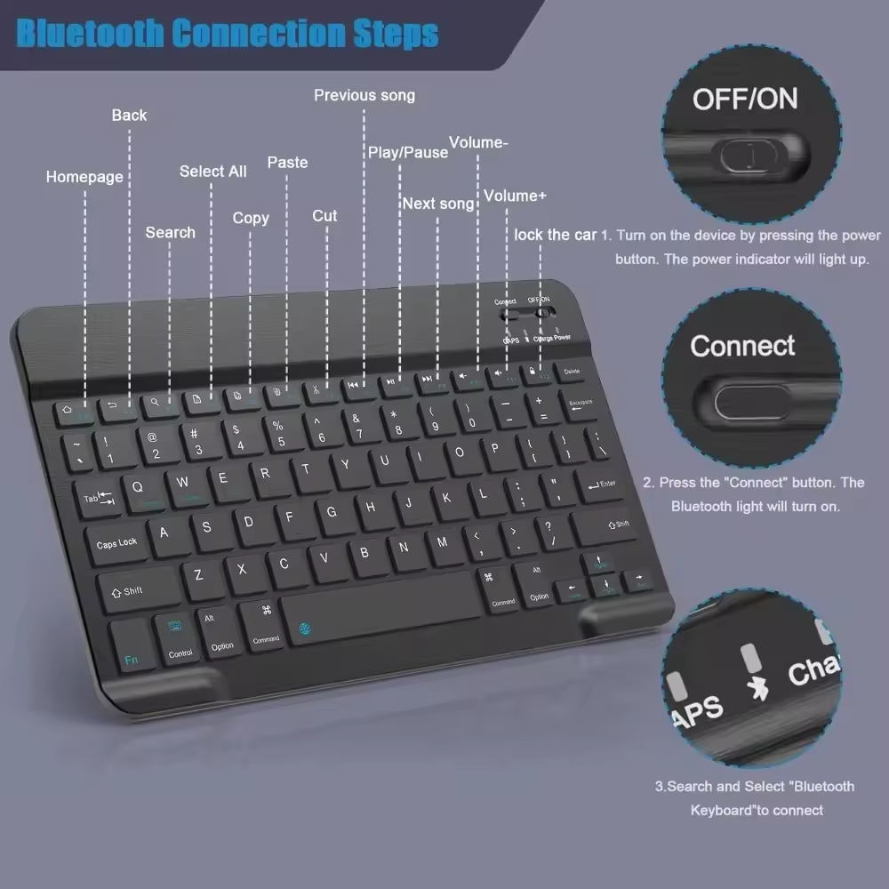 Bluetooth Wireless Keyboard Mo - Gaming Keyboard Mouse Wireless ulasan dan harga