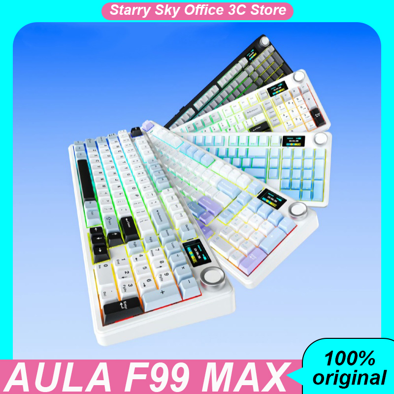 New AULA F99 Max Gasket Mechan - Gaming Keyboard Mechanical ulasan dan harga