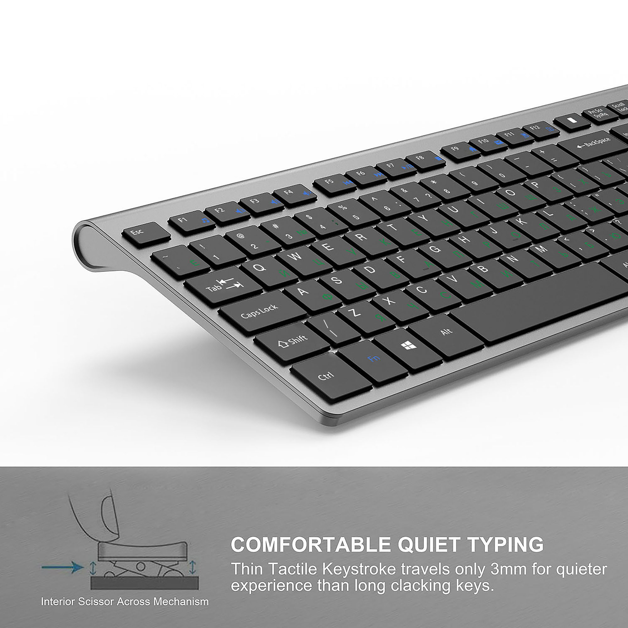 2.4G Rechargeable Wireless Key - Gaming Keyboard Mouse Wireless ulasan dan harga