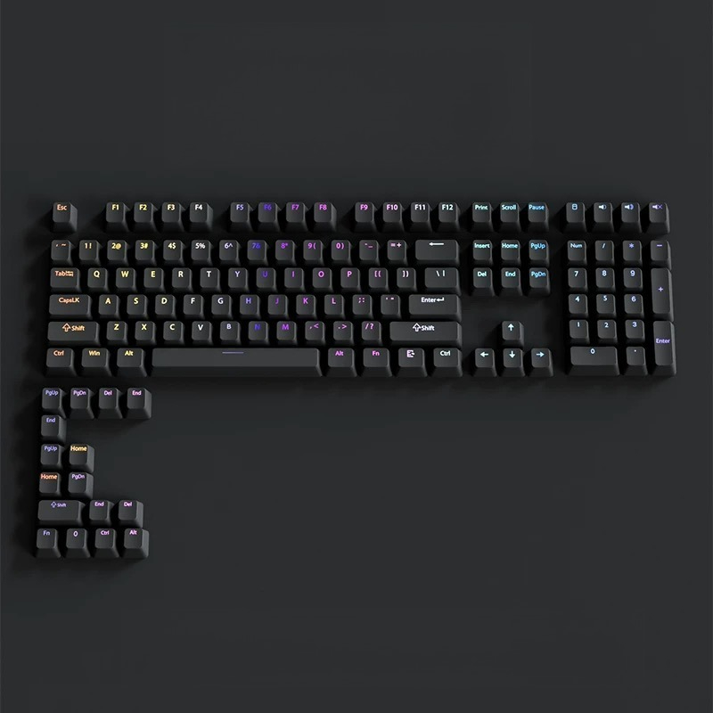 2026 New 133+ Keys Retro Black - Keyboard Gaming Black ulasan dan harga