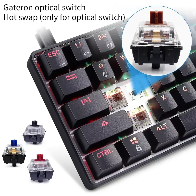 Dropshipping Skyloong Gk61 Sk6 - Gaming Keyboard Mechanical ulasan dan harga
