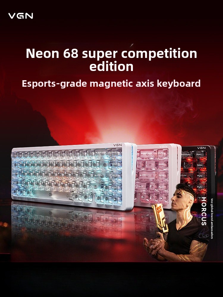 Custom Neon Aesthetic 68% Layo - Gaming Keyboard Thocky ulasan dan harga