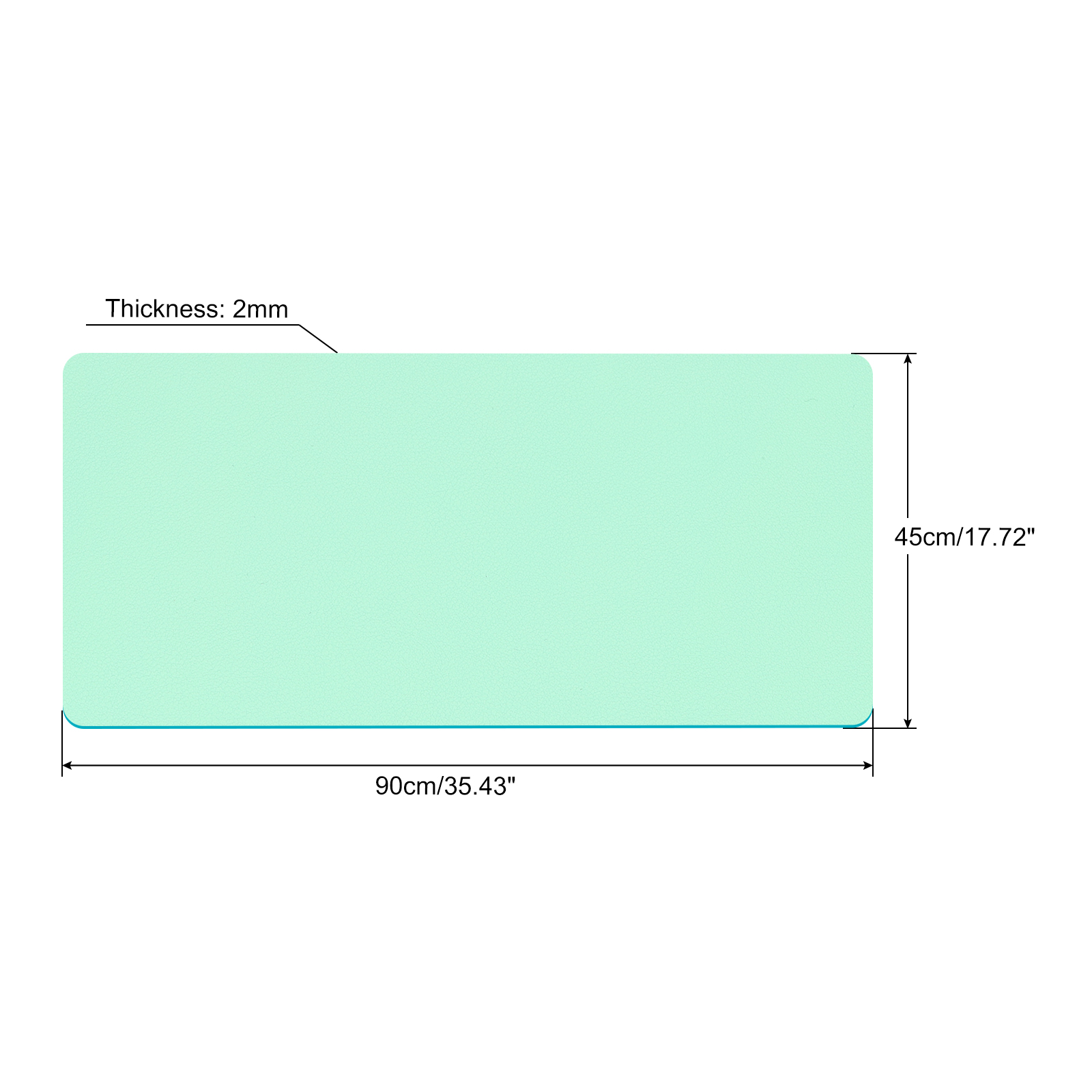 Office Desk Mat Protector PU L - Gaming Keyboard Mouse ulasan dan harga