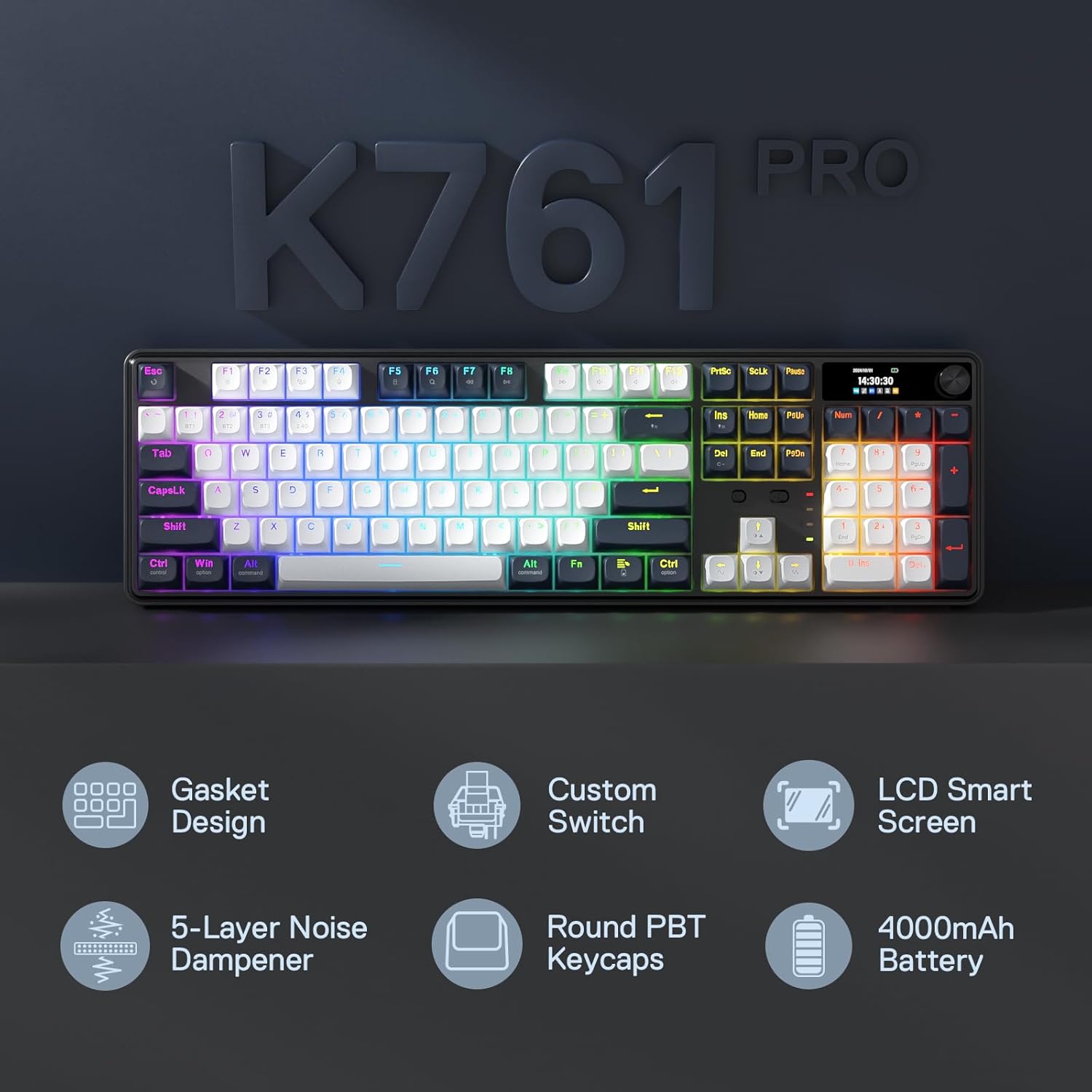 Redragon K761 Wireless Gasket  - Gaming Keyboard Thocky ulasan dan harga