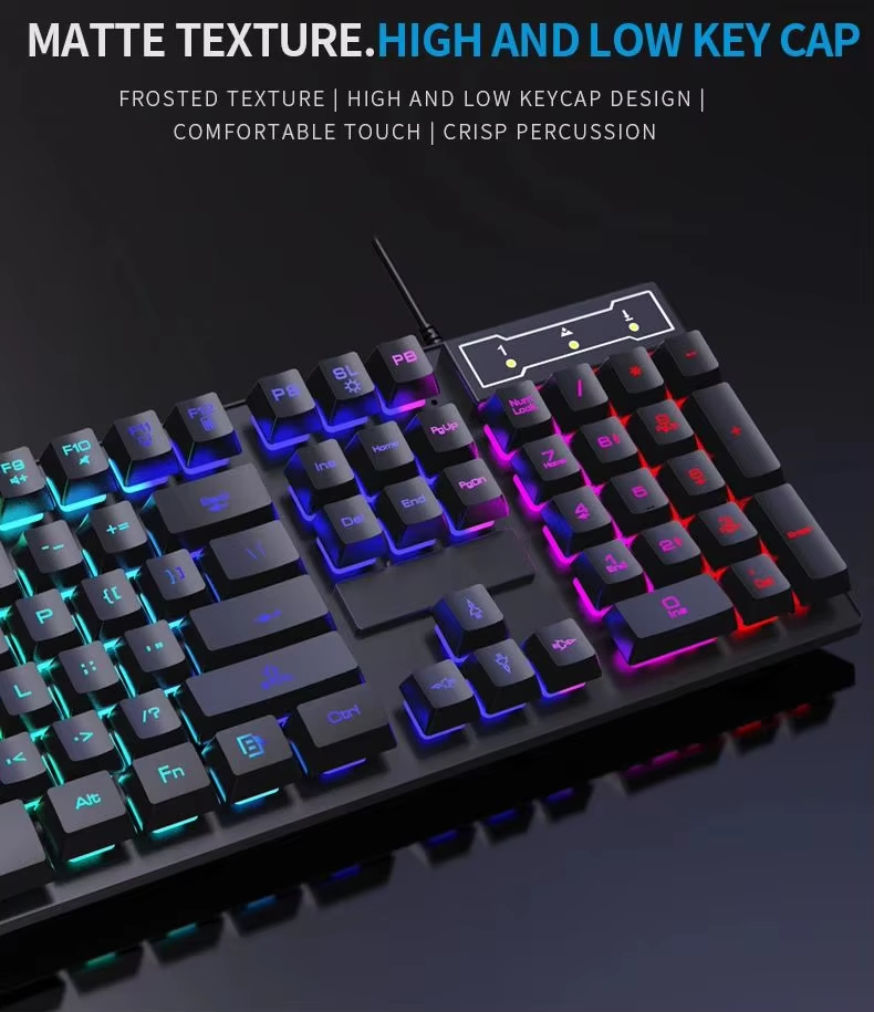 RGB Wired Mechanical Keyboard  - Gaming Keyboard Budget ulasan dan harga