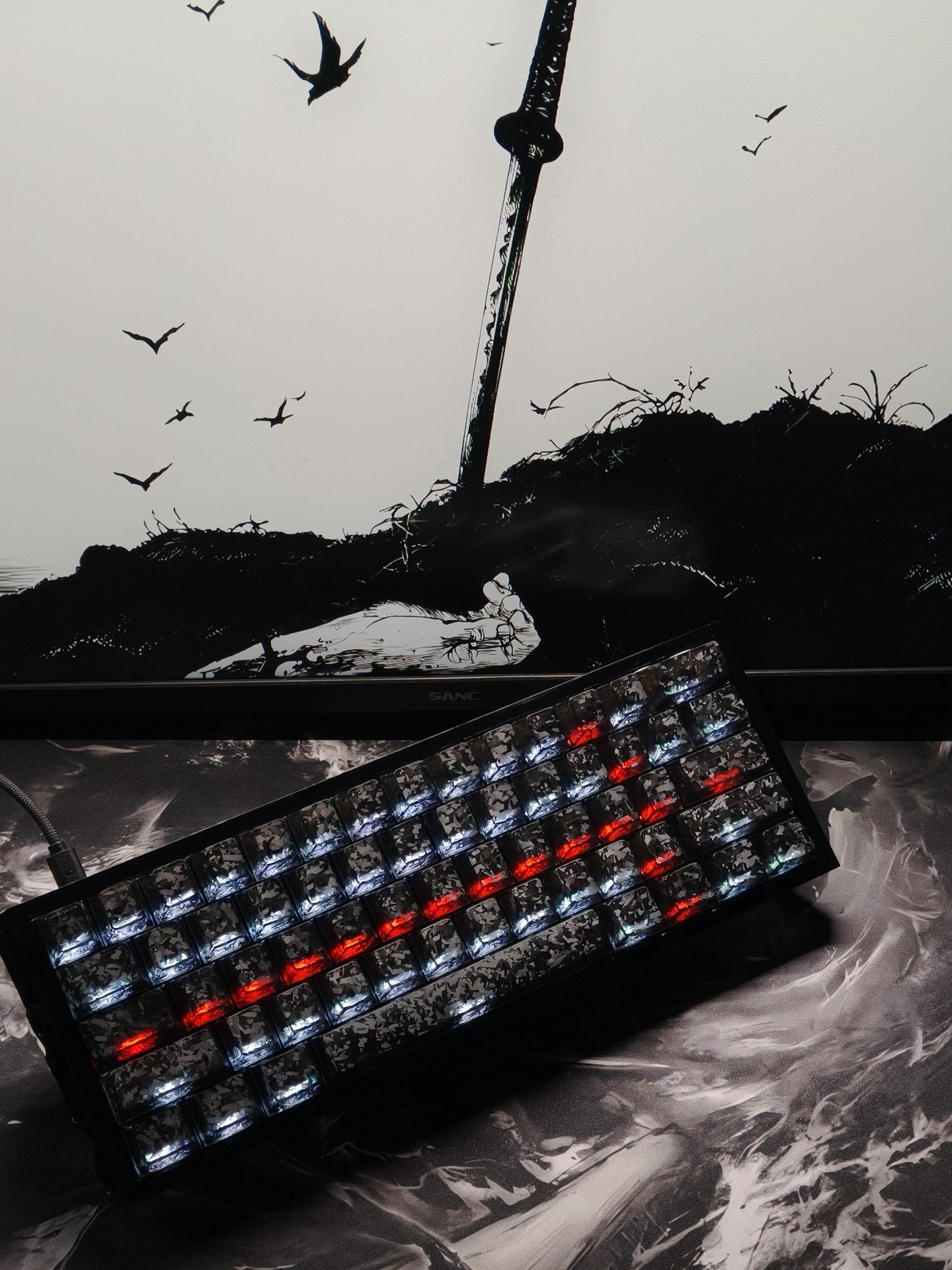 Custom 60% Layout Compact Gami - Gaming Keyboard Number Pad ulasan dan harga