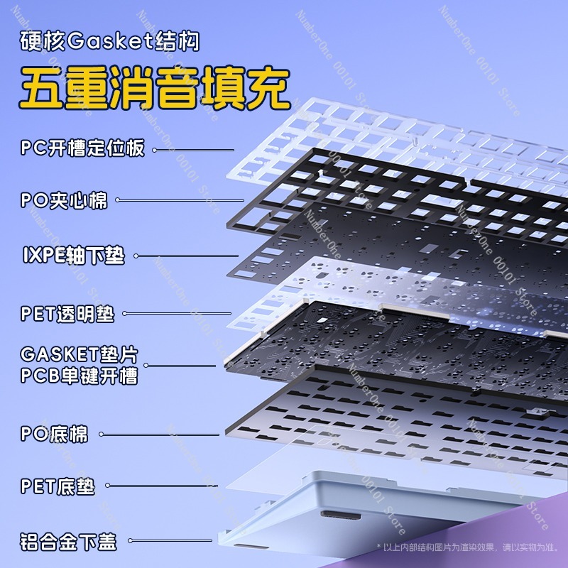 Aluminum Alloy Mechanical Keyb - Gaming Keyboard Mechanical ulasan dan harga