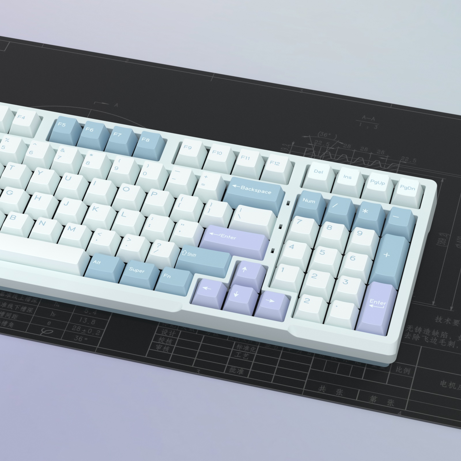 KBDiy GMK Illusion Keycap Cher - Gaming Keyboard Number Pad ulasan dan harga