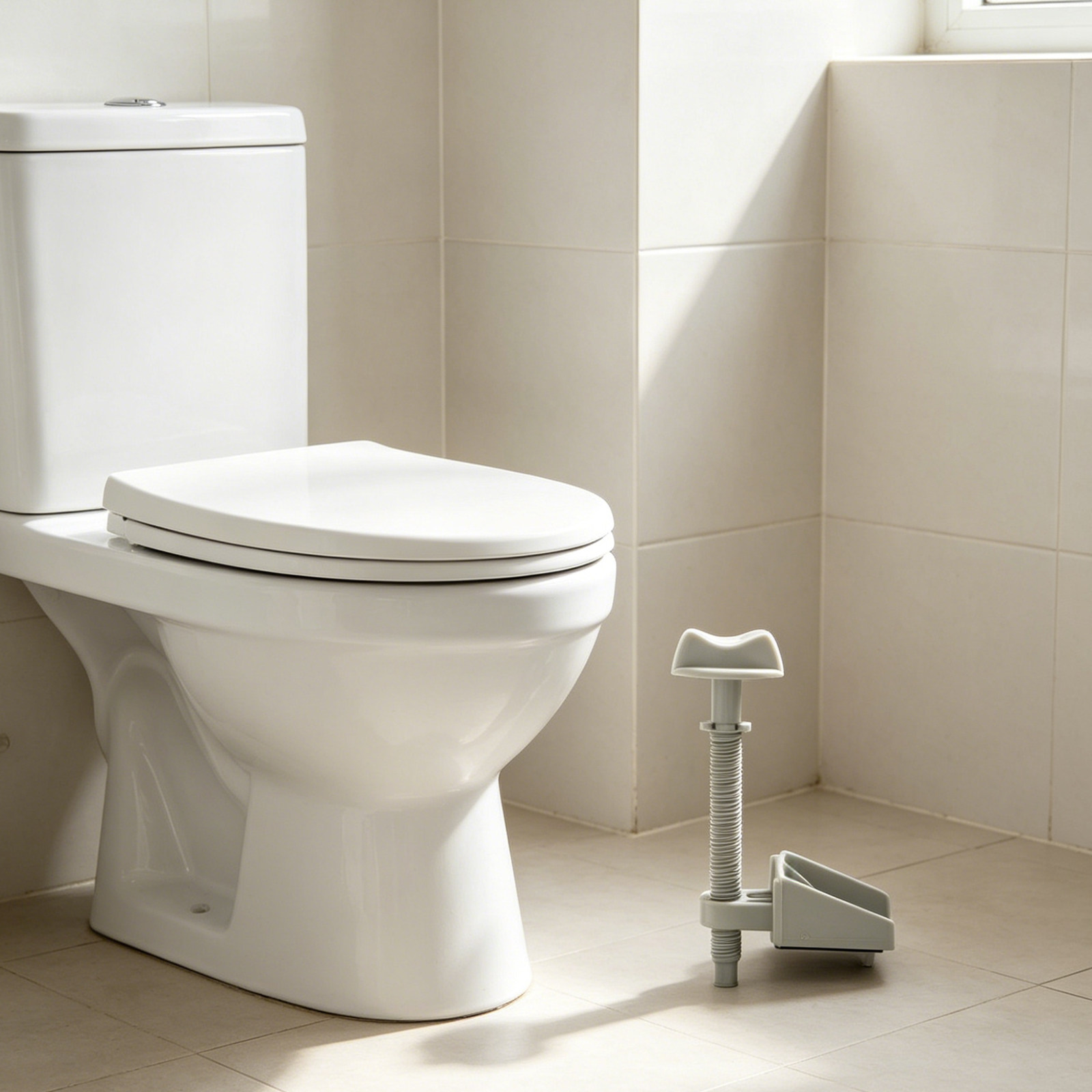 Raised Toilet Seat Replacement - Stabilizer Screw In ulasan dan harga